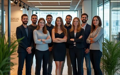 Team photo in Munich office