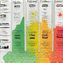 Diagram of emission zones in German city